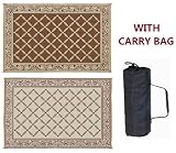 Reversible Mat 119127 Brown & Beige Garden Mat 9' X 12'