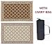 Reversible Mat 119127 Brown & Beige Garden Mat 9' X 12'