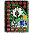 Boston Celtics 17x NBA Champion Commemorative Woven Tapestry Throw Blanket by Northwest (48x60")"