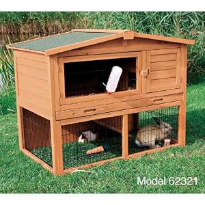 rabbit-hutch Outdoor Rabbit Hutch with Run