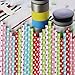 2013newestseller 125pcs Party Wedding Birthday 5 Colors Paper Dot Drinking Straw