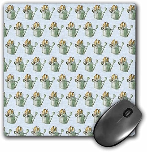 PS Vintage - Rabbit in a Watering Can- Cute Animals- Bunnies - MousePad (mp_79397_1)