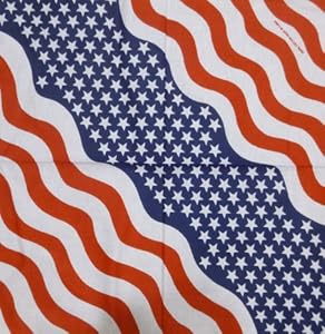 Amazon.com: American Flag Wavy Patriotic Handkerchief Red, White and