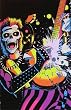 Skull Rocker Blacklight Poster