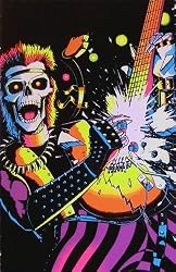 Skull Rocker Blacklight Poster