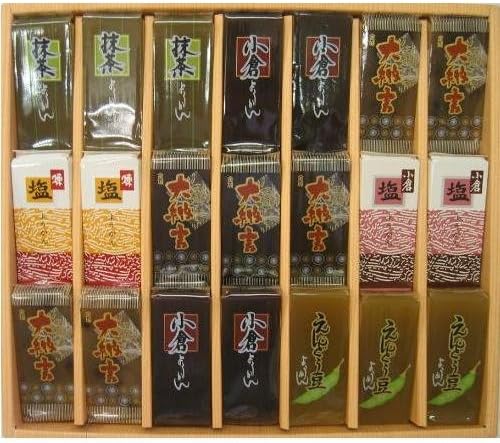 Jincheng confectionery 21 pieces bite yokan (packaging)