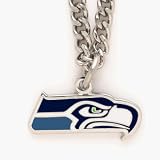 Seattle Seahawks Chain Necklace with NFL Team Logo Pendant