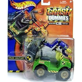 Incredible Crash Dummies Crash Golfcart by Hot Wheels