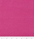 Juvenille Cotton Print-Merry Meadow Pink Dot