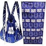 Indianapolis Colts Beach Towel Backpack (Backpack Transforms Into a 30 X 60 Inch Beach Towel)