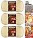 Bernat Softee Chunky Yarn, Super Bulky #6, 3 Skeins, Natural