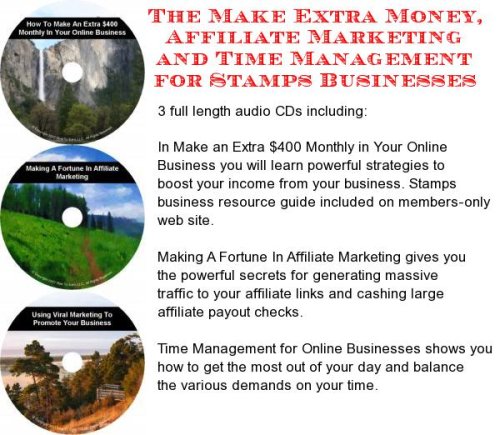 The Make Extra Money, Affiliate Marketing, Time Management for Stamps Businesses