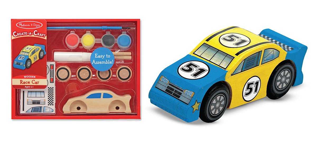 Melissa & Doug Decorate-Your-Own Wooden Race Car Get Rabate Melissa & Doug Decorate-Your-Own Wooden Race Car Get Rabate