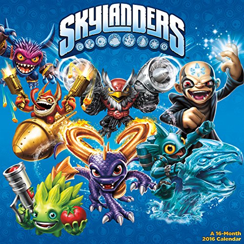 skylanders 2016 wall calendar