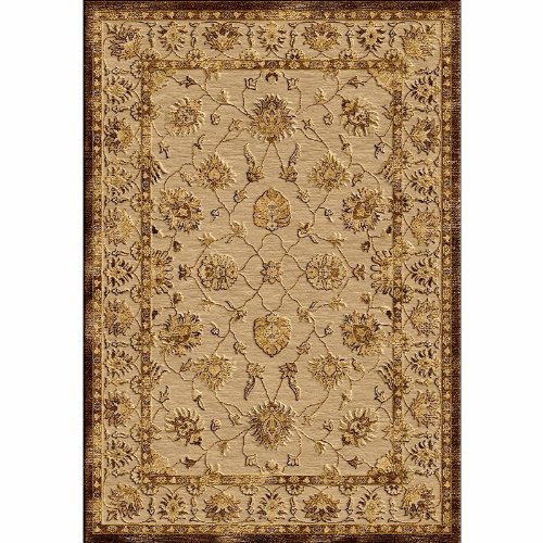 Persian Area Rugs Silky 5x8 Ivory Sand Oriental Tabriz