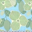 45'' Wide Amy Butler Midwest Modern Optic Blossom Ice Fabric By The Yard