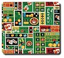 Collected Memories PB-Casino-Royale Fabric-Covered Post-Bound 12-by-12-Inch Scrapbook Album, Casino Royale