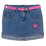 Girls' Circo Embroidered Hearts Denim Scooter - Cheetah Print