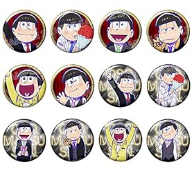 おそ松さん フォーマルver. トレーディング缶バッジ BOX商品 1BOX = 12個入り、全12種類