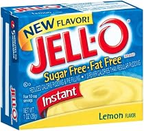 Jell-O Sugar-Free Instant Pudding & Pie Filling, Lemon, 1-Ounce Boxes (Pack of 24)