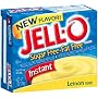 Jell-O Sugar-Free Instant Pudding & Pie Filling, Lemon, 1-Ounce Boxes (Pack of 24)