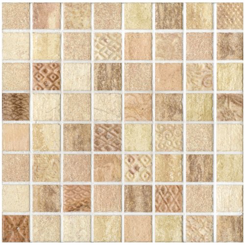 Tesselar Dharma 7-13/16 X 7-13/16 Inch Ceramic Wall Tile (10 Pcs/4.17 Sq. Ft. Per Case, Ships for )