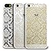 iPhone SE Case, GreatShield TACT Series Design Pattern Rubber Coating Slim Fit Hard Case Cover for Apple iPhone SE / 5S / 5 (Damask - White)
