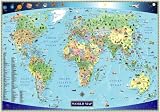 Illustrated Map of the World for Kids (Children's World Map) (Wall Map, Laminated)