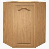 Sunnywood Prod. ARW2430DC Single Door Oak Wall Diagonal Corner Cabinet
