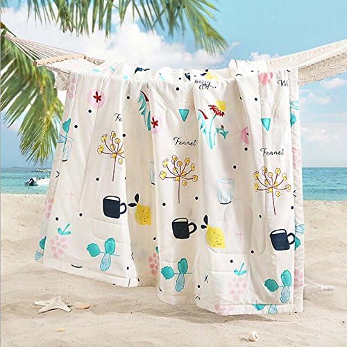 Soft Cartoon Animal Baby Summer Air conditioning Duvet Sheet Bed set 150x200cm (150x200cm, Duver#8)