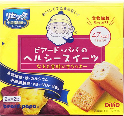 Cover image : ビアードパパ ヘルシースィーツ なると金時いもクッキー 40g (12入り)