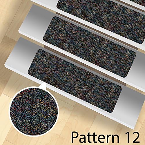 13 Stair Treads - Indoor and Outdoor Use - Peel and Stick - (Pattern 12)