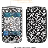 Protective Decal Skin Sticker for AT&T Blackberry Torch case cover torch-120