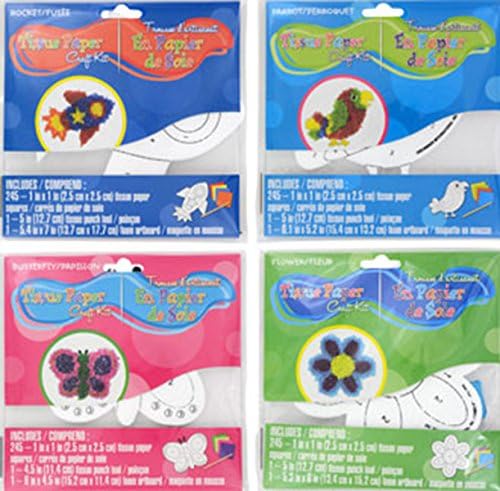 Animal Tissue Paper Activity Kits, 4 Kits