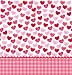 Candy Hearts Valentine's Day Plastic Table Cover (54in. W x 108in. L)