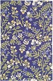 Pinzon 5 X 8 Hand-hooked Wildflowers Wool Rug