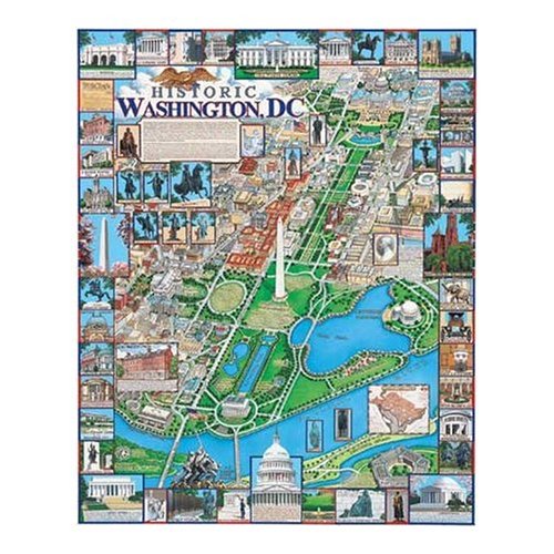 61OAzRNAhsL White Mountain Puzzles Washington DC 1000 Piece Jigsaw Puzzle