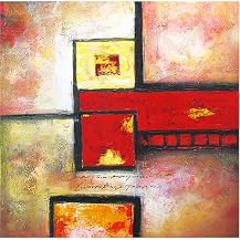 Milan Calling Original Hand-Painted Oil on Canvas Wall Art - 32x32"