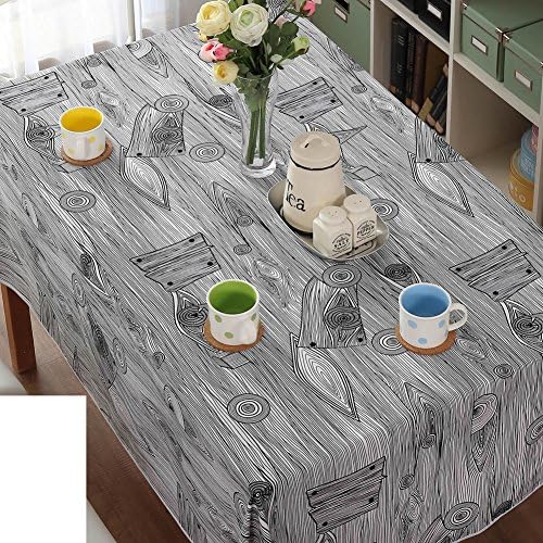 excellent quality fabric/Pure cotton canvas modern minimalist table-cloth/ table/Wood grain patterned table cloth-A 140x180cm(55x71inch)
