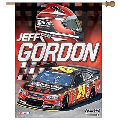 NASCAR Jeff Gordon Vertical Flag, 27 x 37", Multicolor