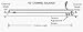 51" Channel Balance With Hemmed Edge, 61 Series, Stamped Number 50-9