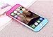 iPhone 6 Case, iLapland Ultra Thin Full Body Coverage Protection Gradient Ramp Colorful PC Hard Slim Case with Tempered Glass Screen Protector for Apple iPhone 6 (Pink to Blue/iPhone 6 4.7
