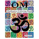 om meditative coloring book adult coloring for relaxation stress reduction meditation spiritual connection