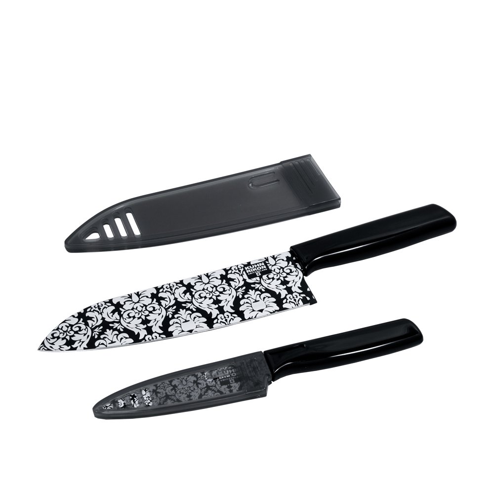 Kuhn Rikon Colori Art Chef's and Paring Knife