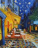 61OCMrlNCBL. SL160  Art Reproduction Oil Painting   Van Gogh Paintings: Cafe Terrace at Night   Small 8 X 10   Hand Painted Canvas Art