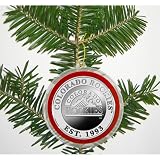 Highland Mint Colorado Rockies Silver Coin Ornament