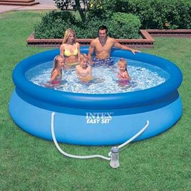 Intex Simple Set 10 X 30 Swimming Pool With Filter Pump Setup Video