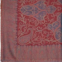 Throw Covers for Sofa Pure Wool Asian Jacquard Pattern India 83 inches x 105 inches