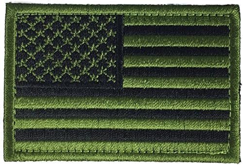 Tactical USA Flag Patch - Olive Drab for Condor Cap, Rapdom Tactical Operator Cap, Rotho Special Forces Cap, Under Armour Tactical Cap and Other Special Forces Tactical Cap