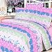 Blancho Bedding - [Pink Kaleidoscope] Luxury Comforter Set Combo 300GSM
